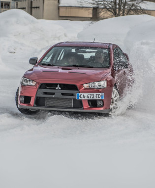Ice Driving at Tignes