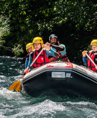 rafting savoie alpes activité famille montagne
