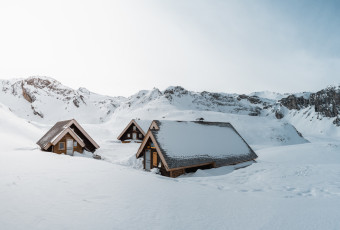 Sortie itinérance en raquette avec Evolution 2 Tignes.