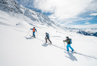 ski de randonnée, nature, ski, peaux, sport