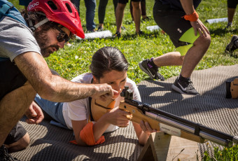 biathlon, megeve, activité, tir, discipline